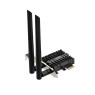 EDUP PCI-E WiFi 6 Network Card AX1800Mbps Bluetooth 5.2 Heat Sink 802.11AX 2.4Ghz/5.8Ghz Wireless PCIe Network Wi-Fi 6 Card PCI Express WiFi Adapters 6dBi Dual Band Antenna for Windows 10 64-bit - EP-9658GS  